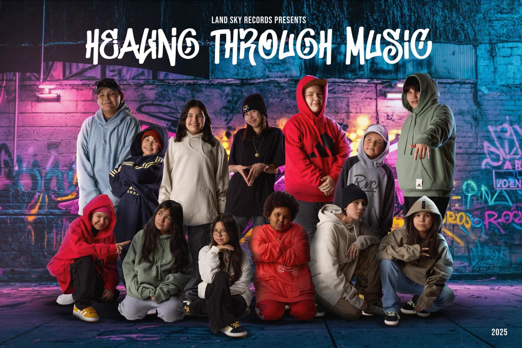 Land Sky Records presents Healing Through Music, 2025 poster
